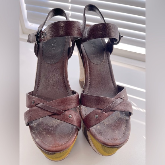 . Miu Miu wedge sandals - Picture 8 of 15